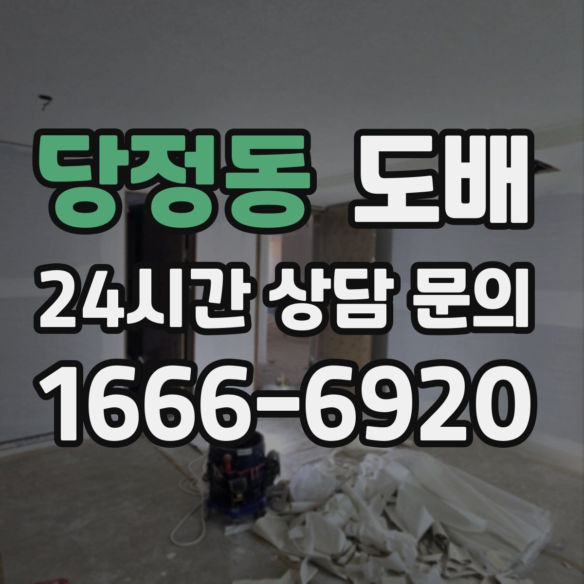 당정동 도배