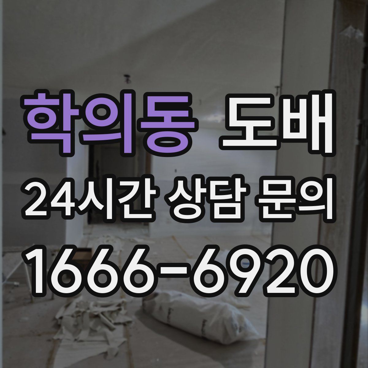 학의동 도배
