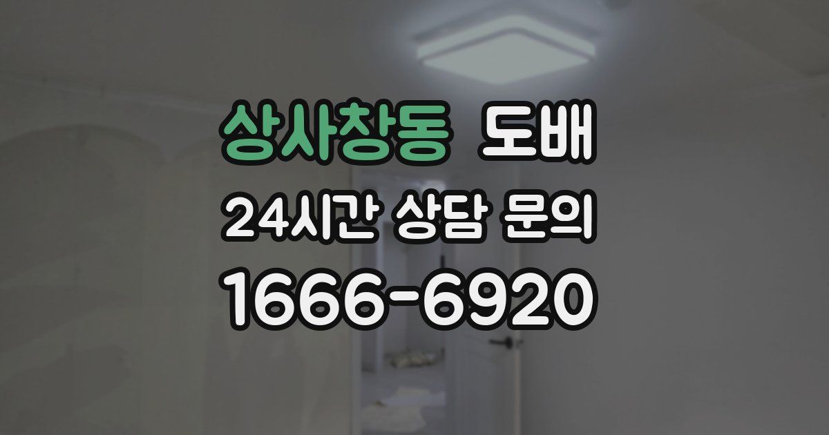 상사창동 도배