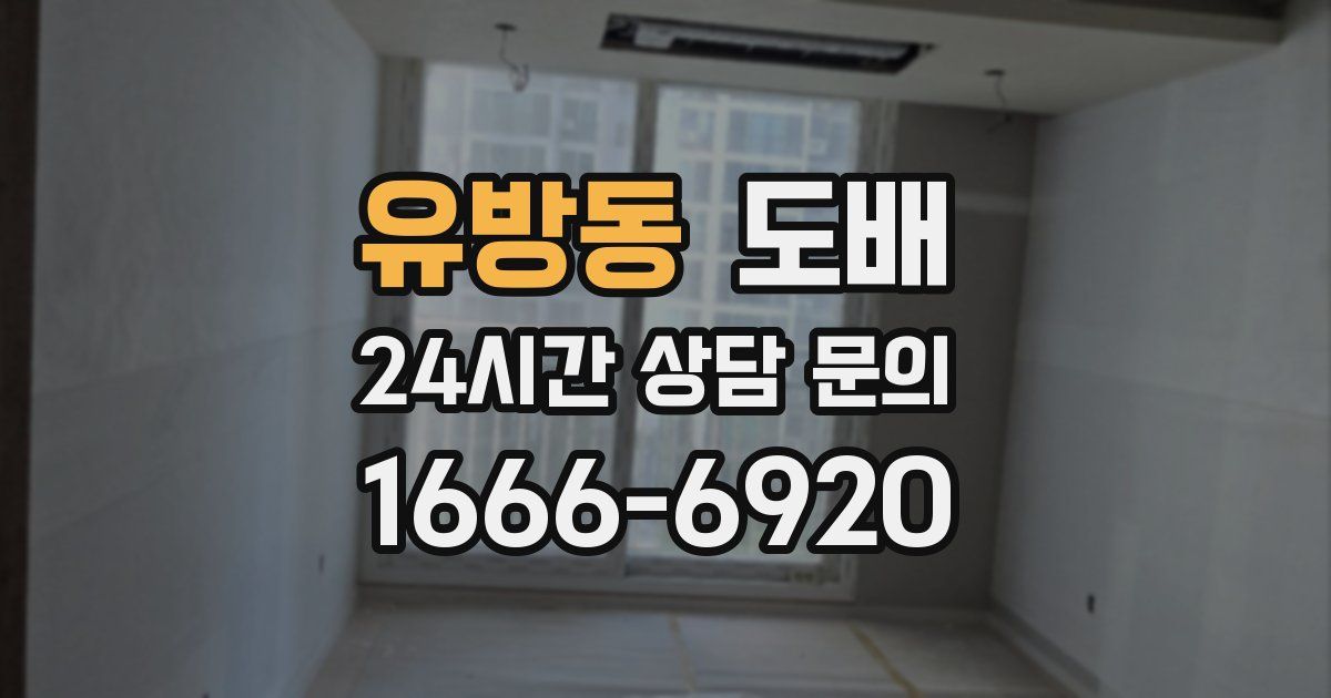 유방동 도배