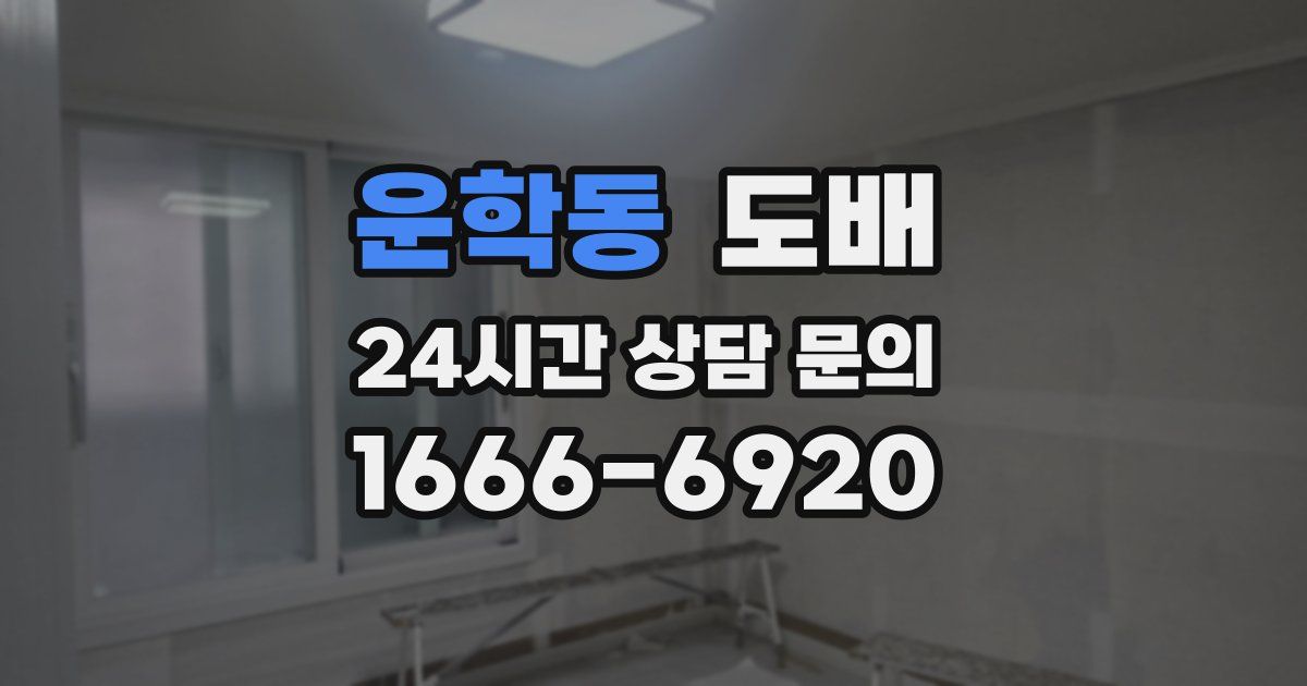 운학동 도배