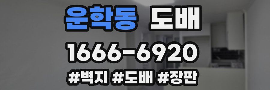 운학동 도배