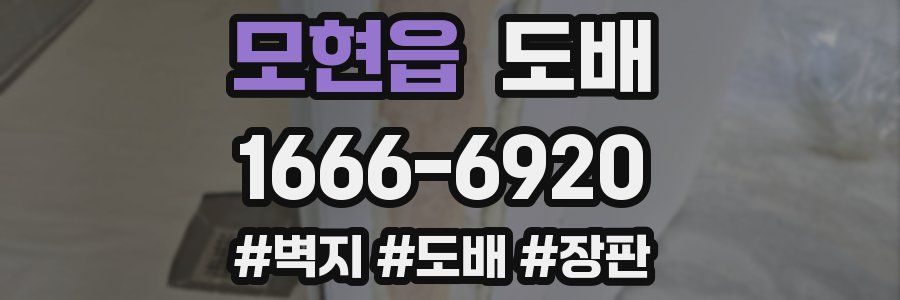 모현읍 도배