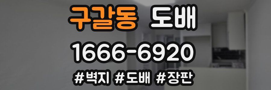 구갈동 도배