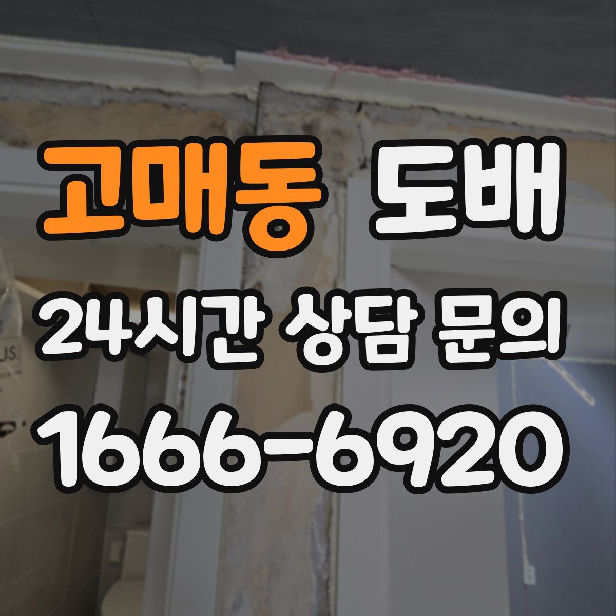 고매동 도배