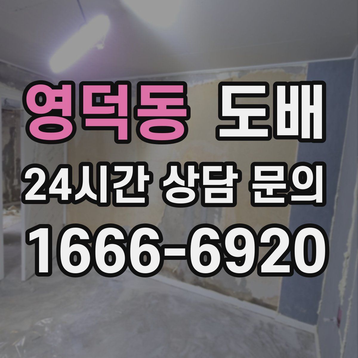 영덕동 도배