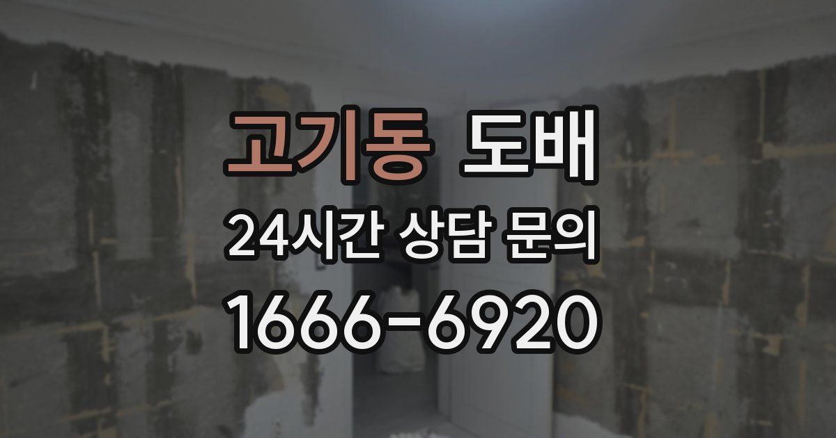 고기동 도배