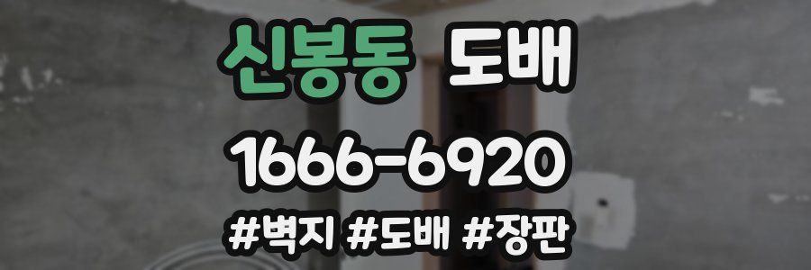 신봉동 도배