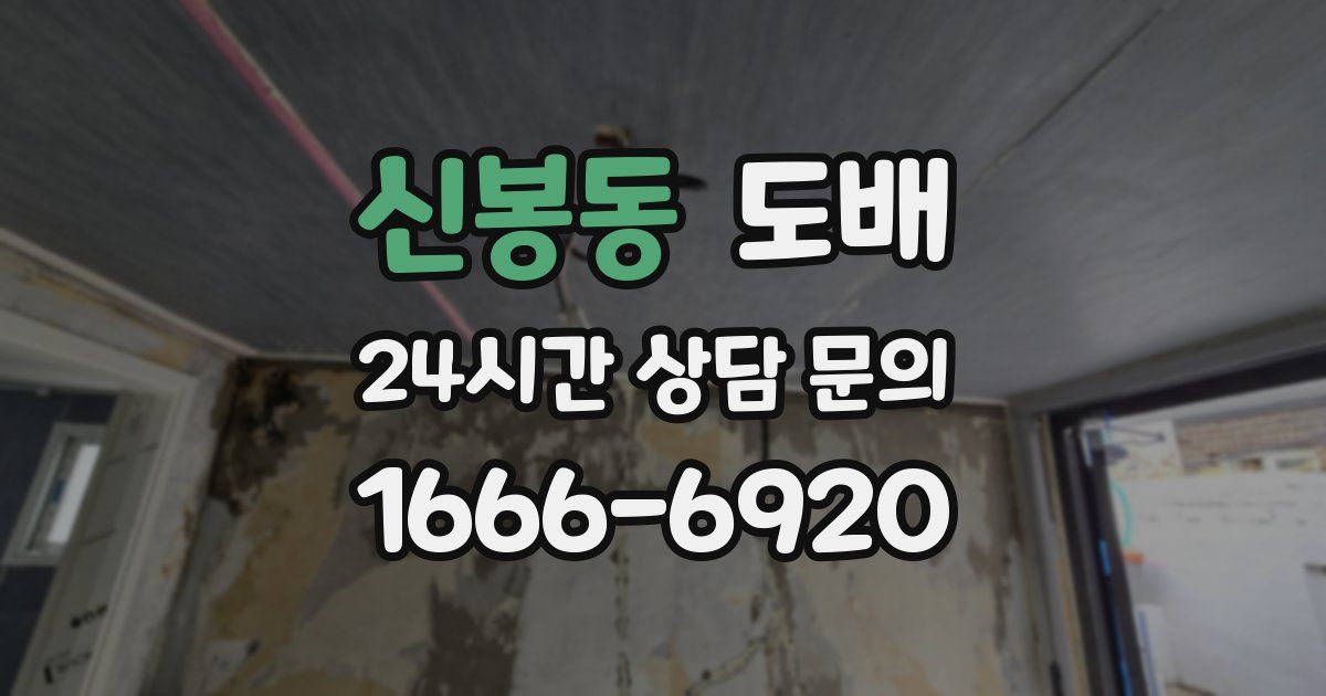 신봉동 도배