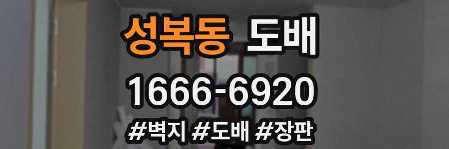 성복동 도배