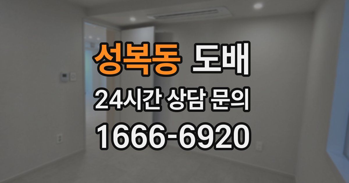 성복동 도배
