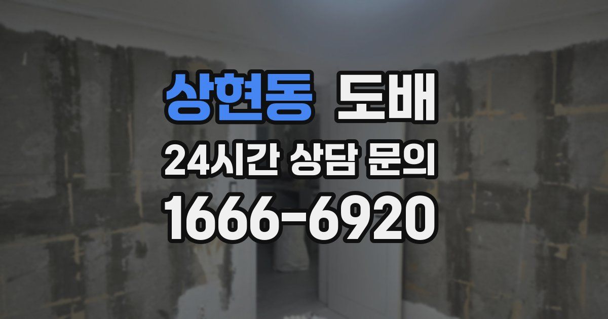 상현동 도배