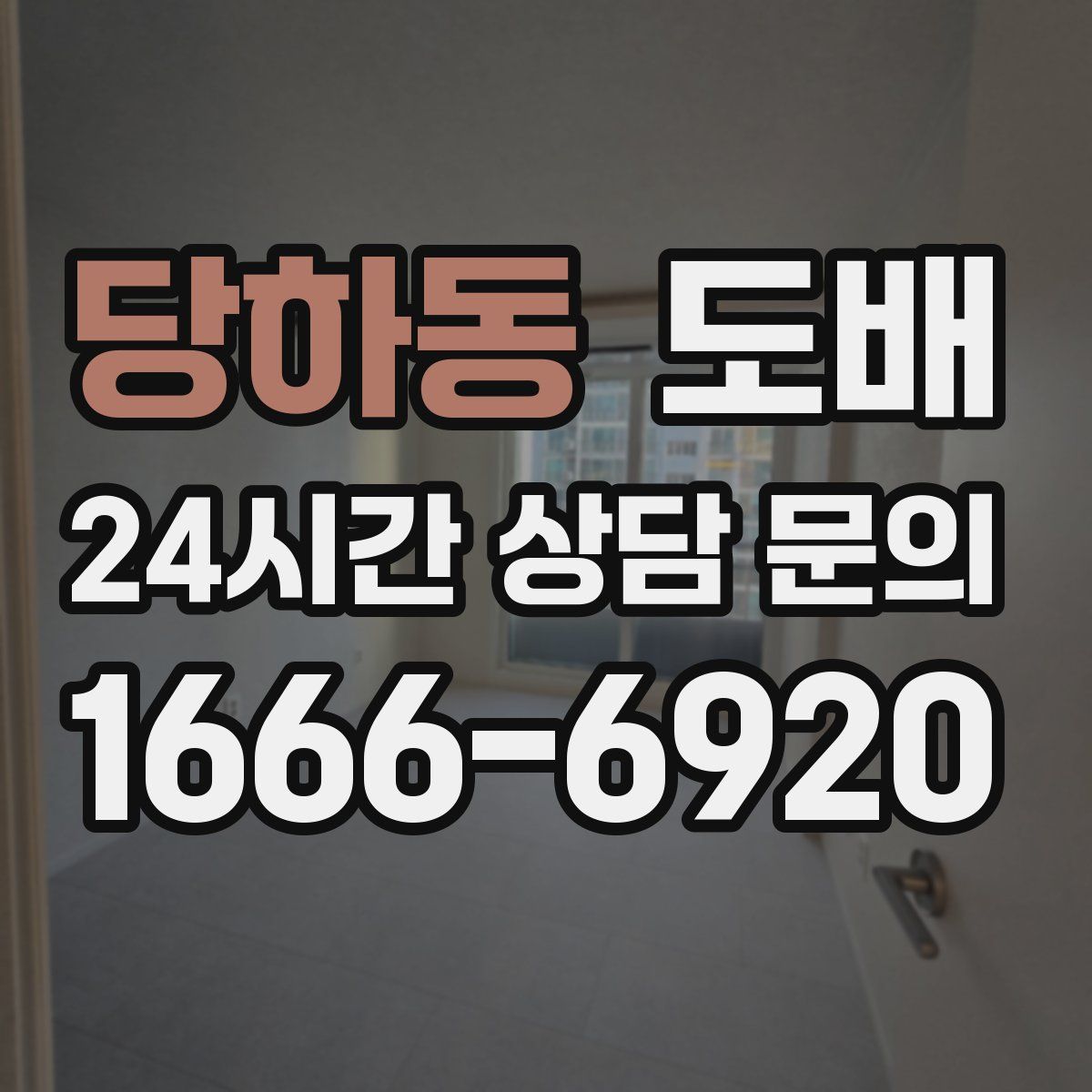 당하동 도배