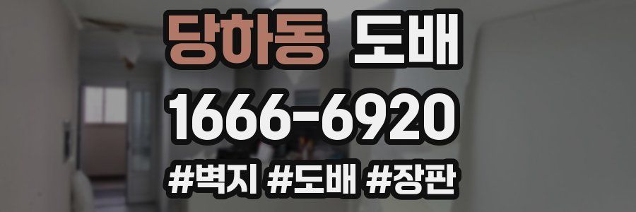 당하동 도배