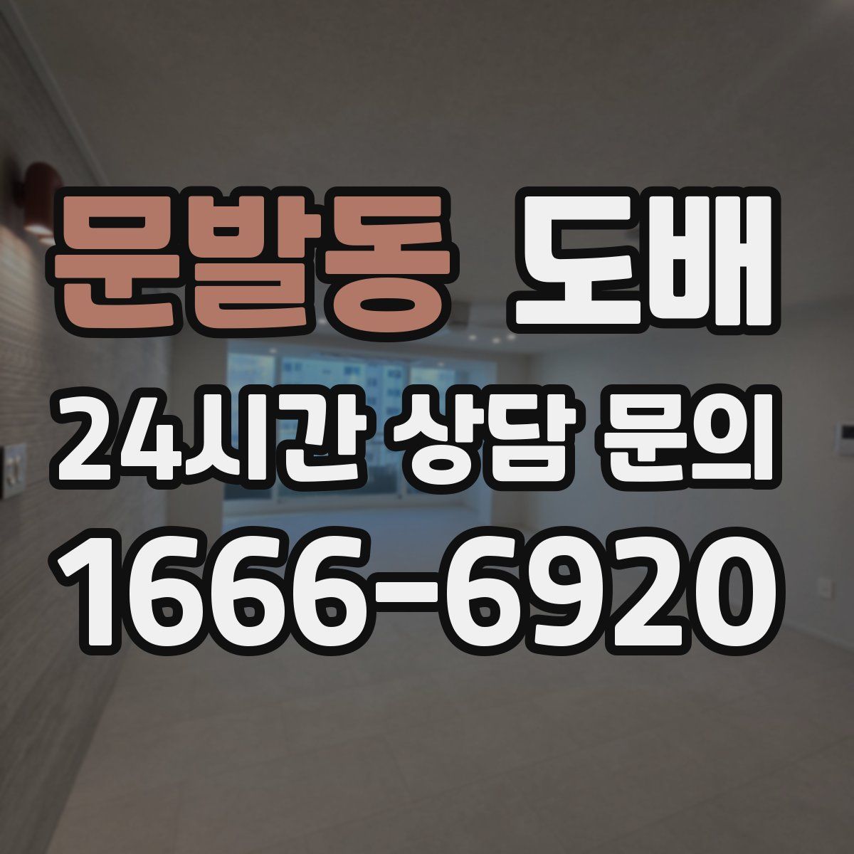 문발동 도배