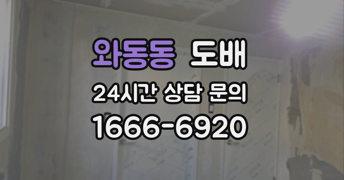 와동동 도배