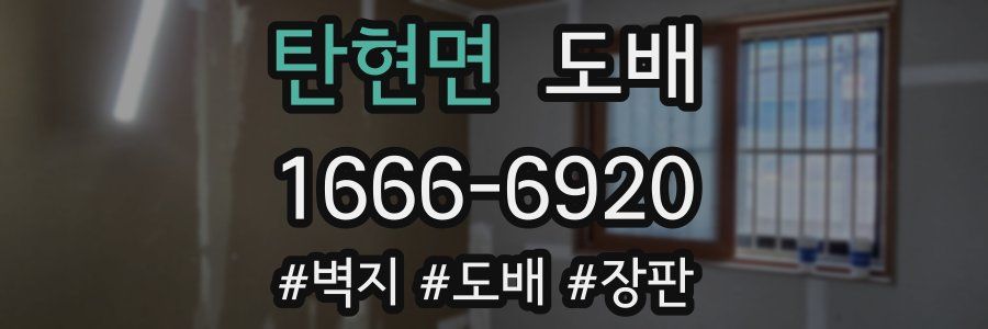 탄현면 도배