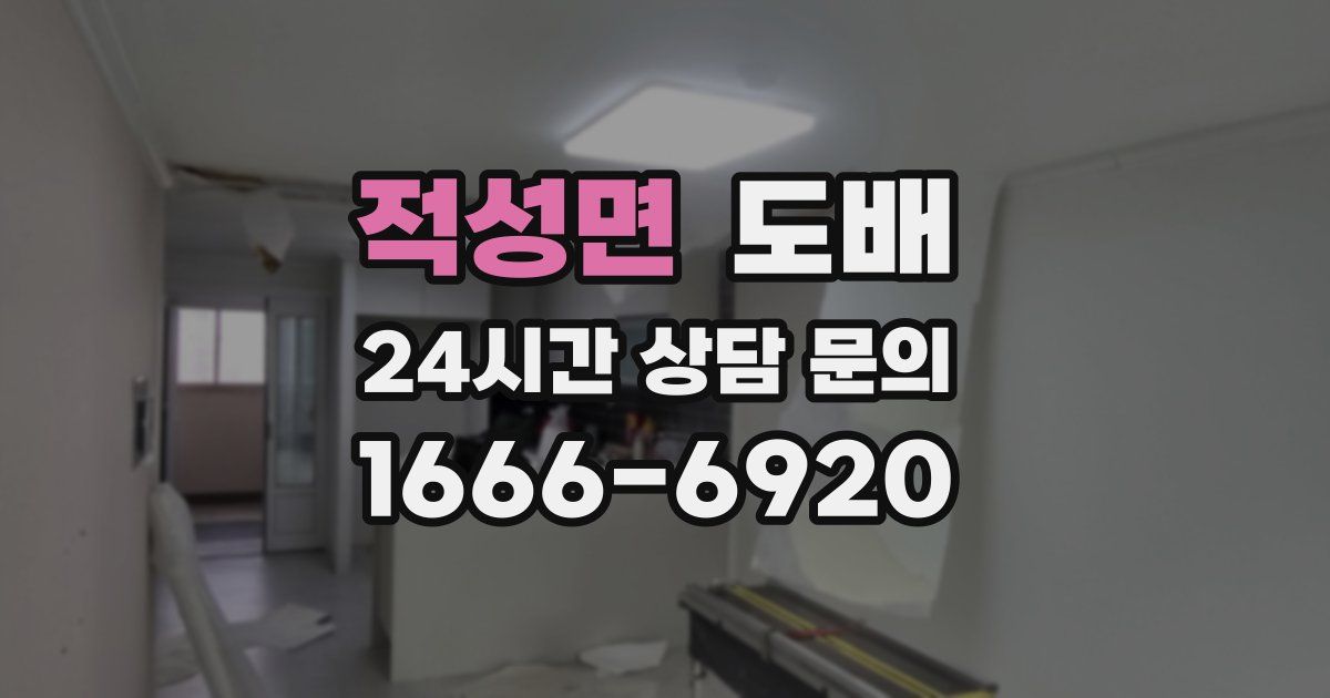 적성면 도배