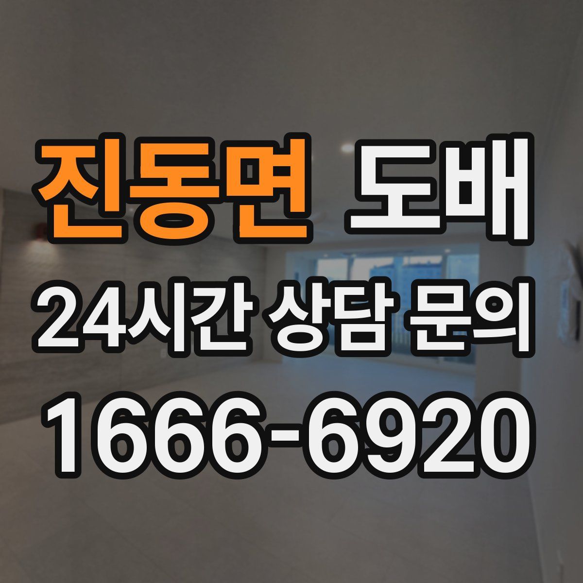 진동면 도배