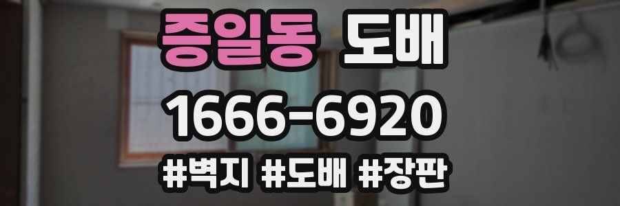 증일동 도배