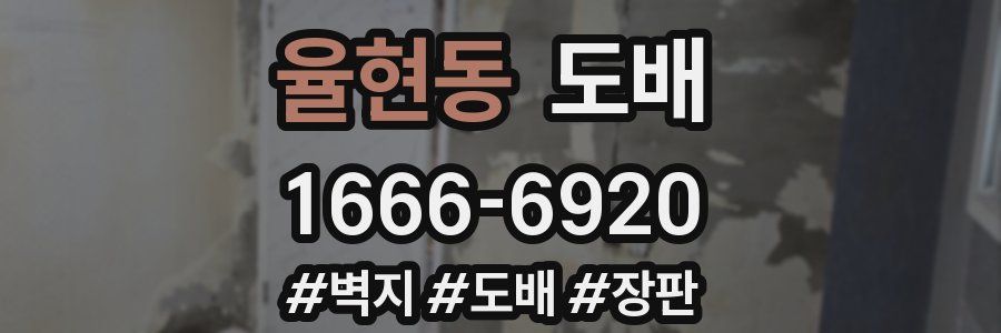 율현동 도배