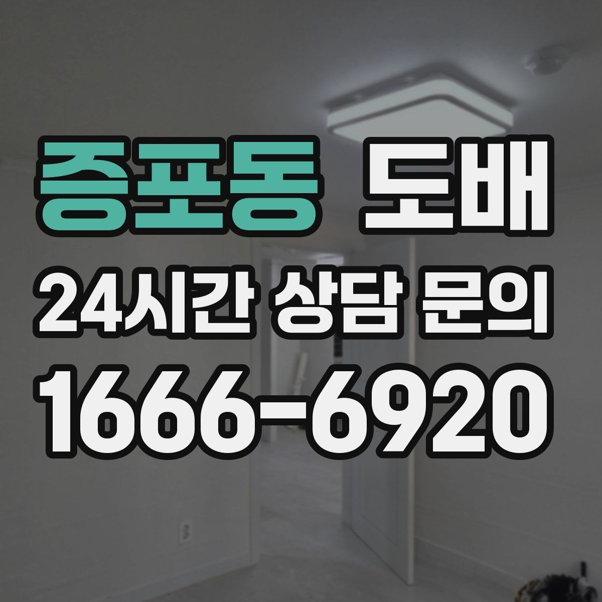 증포동 도배