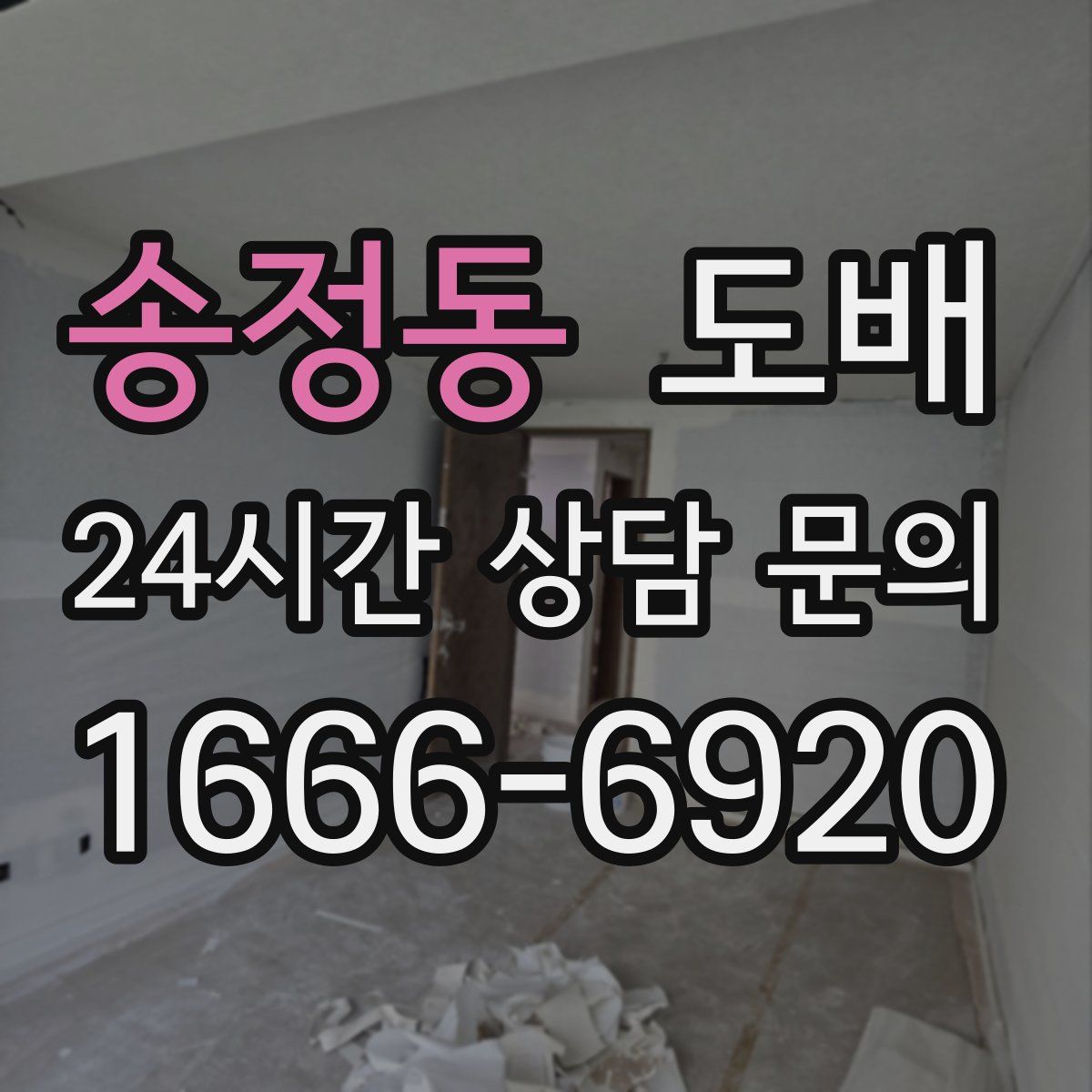 송정동 도배
