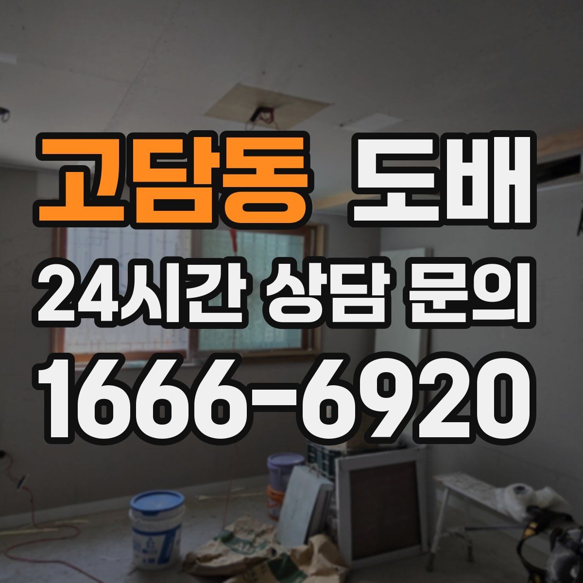 고담동 도배