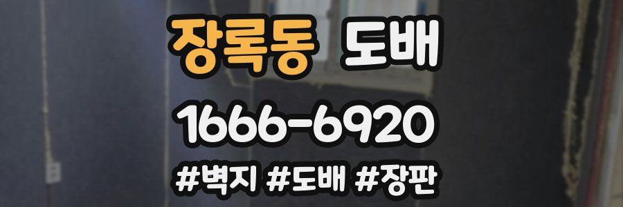 장록동 도배