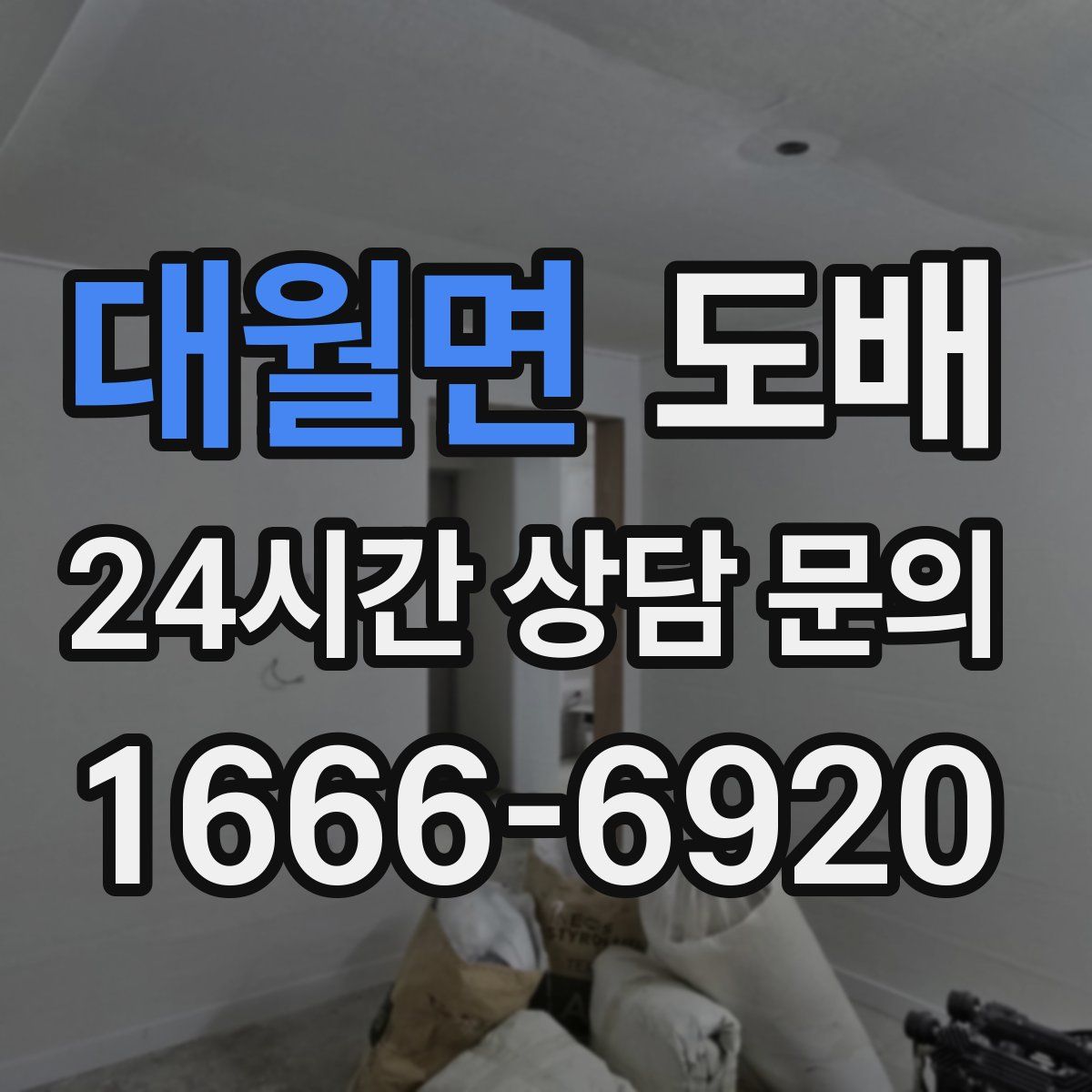 대월면 도배