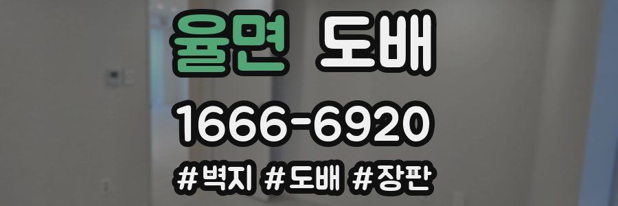 율면 도배