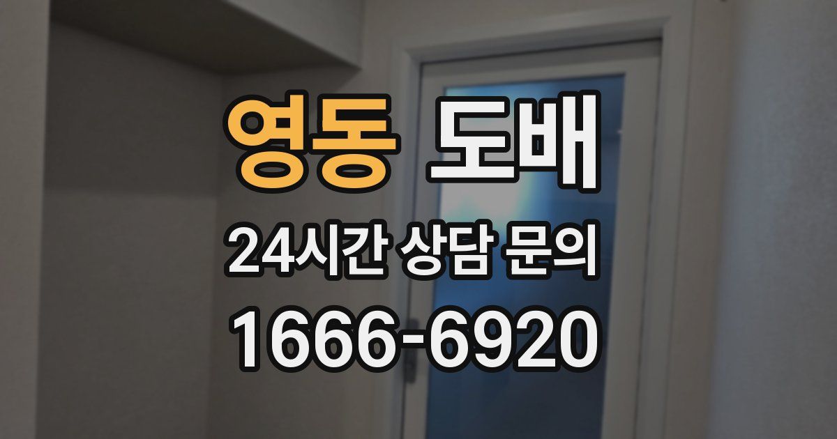 영동 도배
