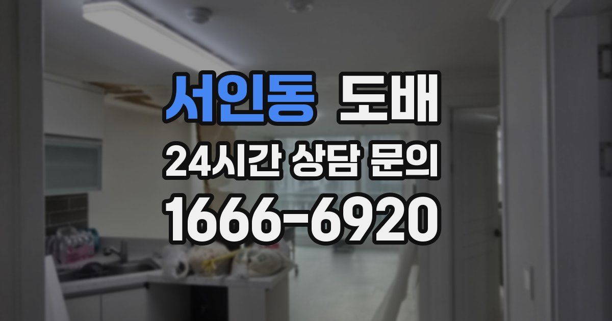 서인동 도배