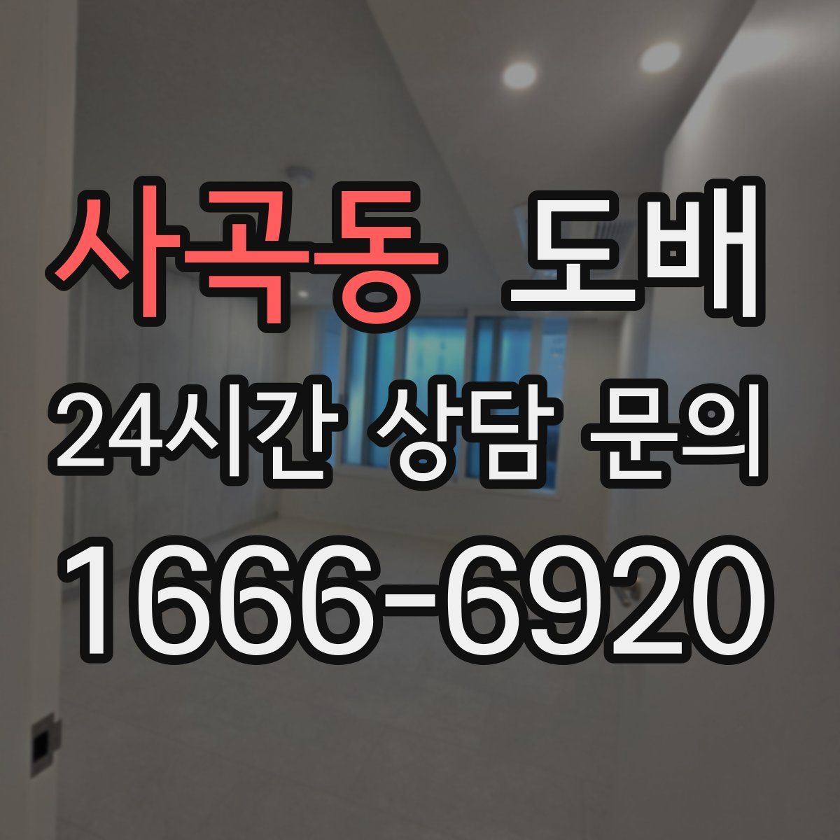 사곡동 도배