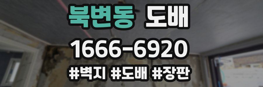 북변동 도배