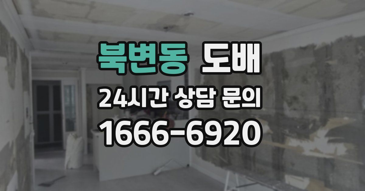 북변동 도배