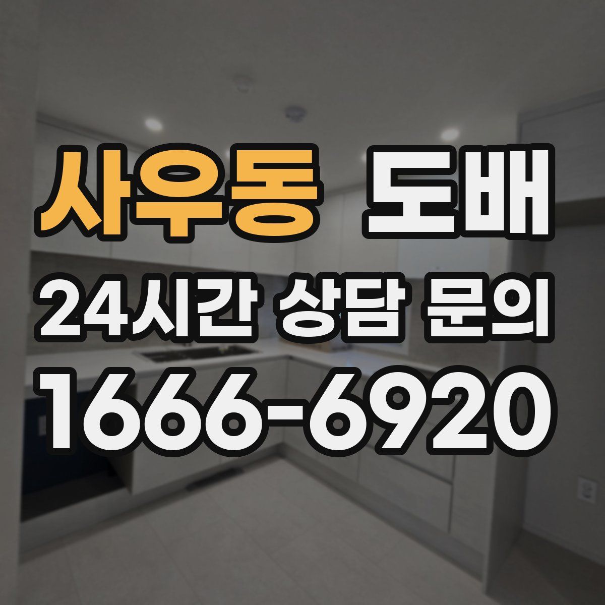 사우동 도배