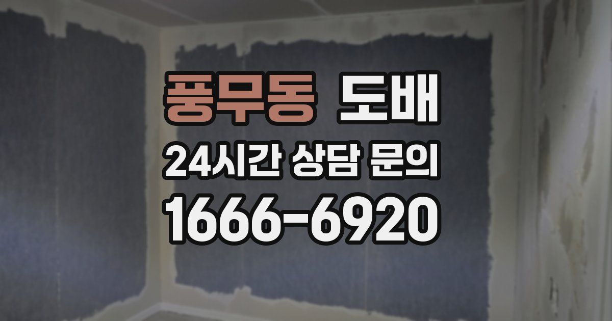 풍무동 도배