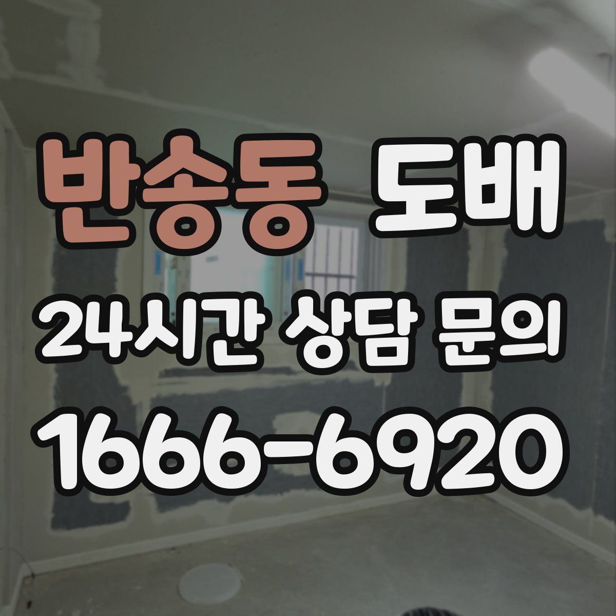 반송동 도배