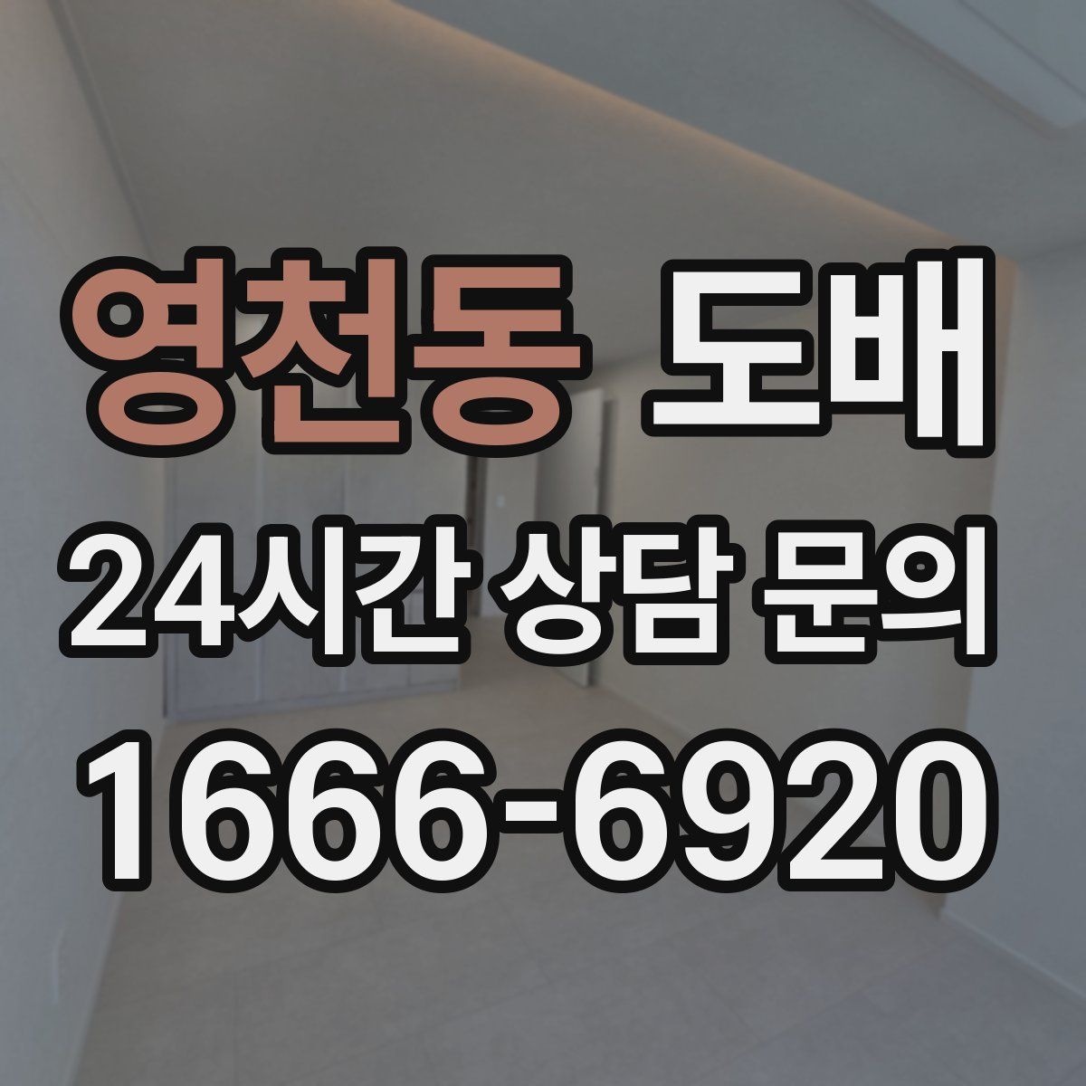 영천동 도배