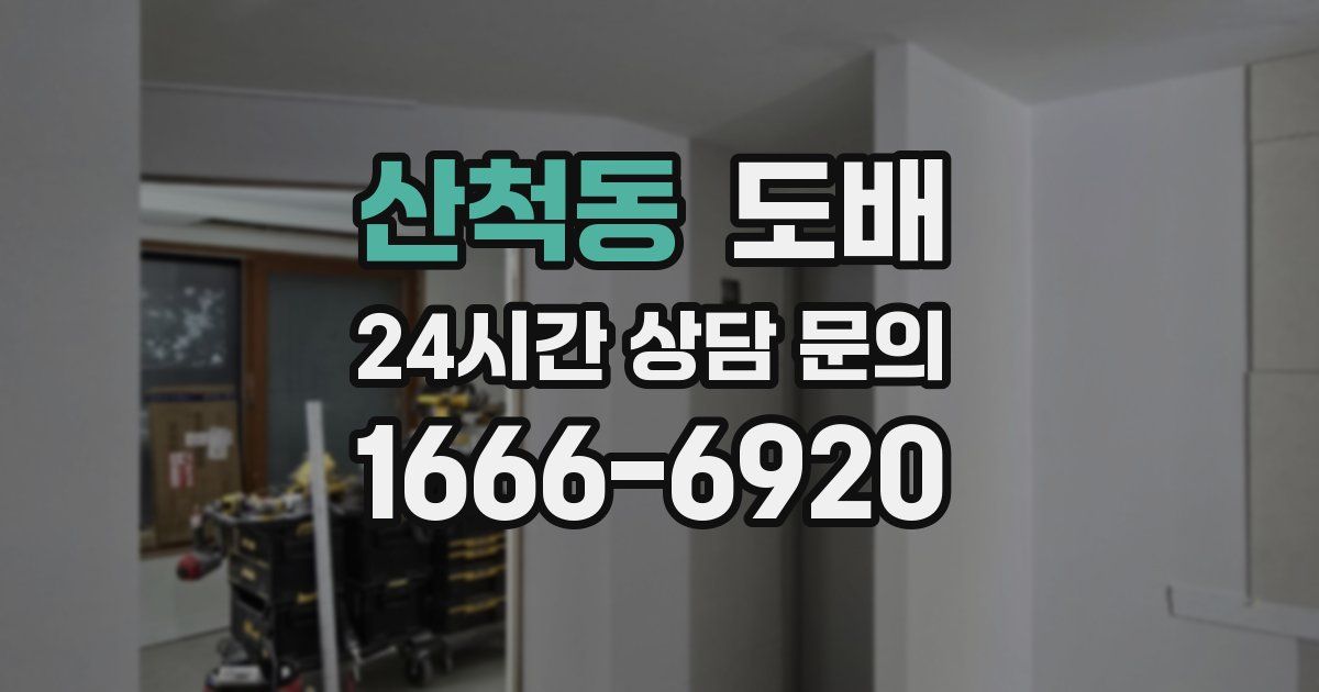 산척동 도배
