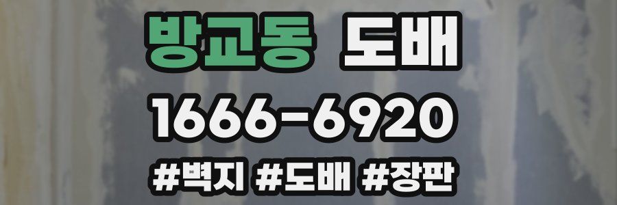 방교동 도배