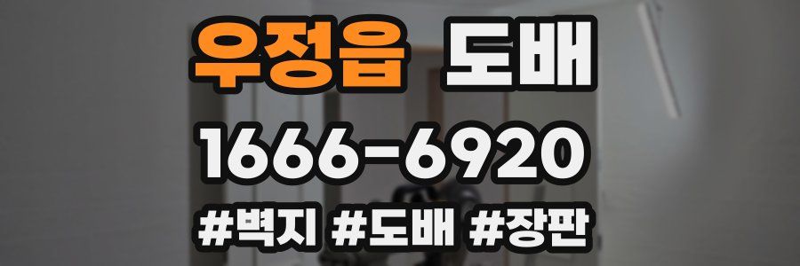 우정읍 도배