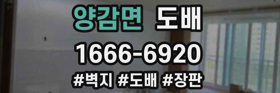 양감면 도배