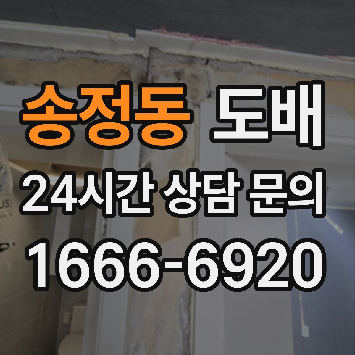 송정동 도배