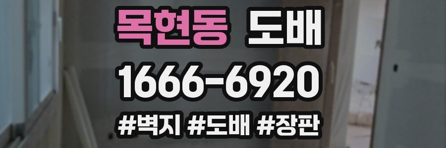 목현동 도배