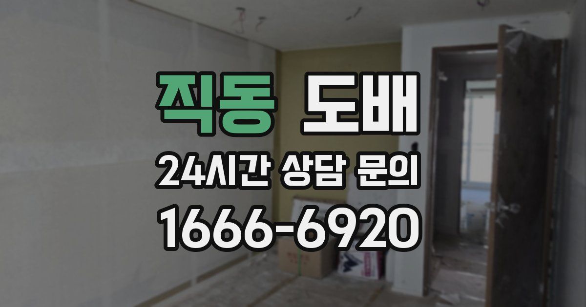 직동 도배