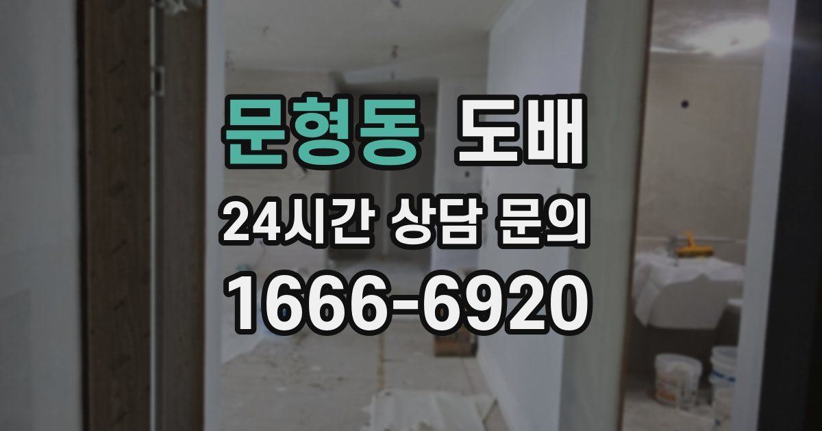 문형동 도배