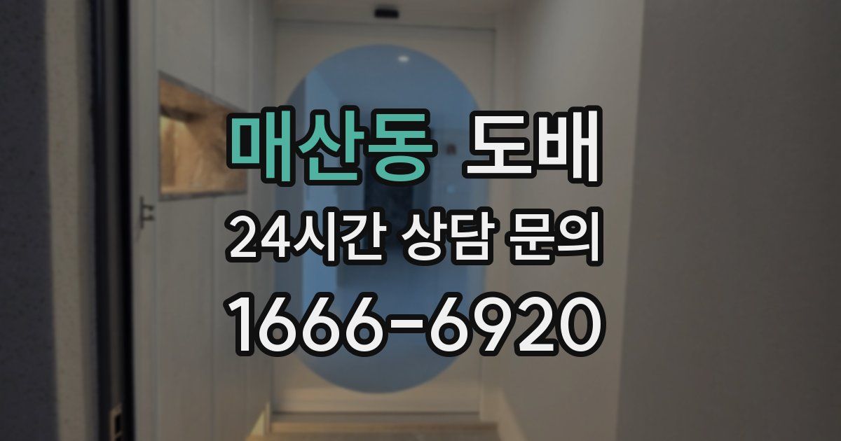 매산동 도배