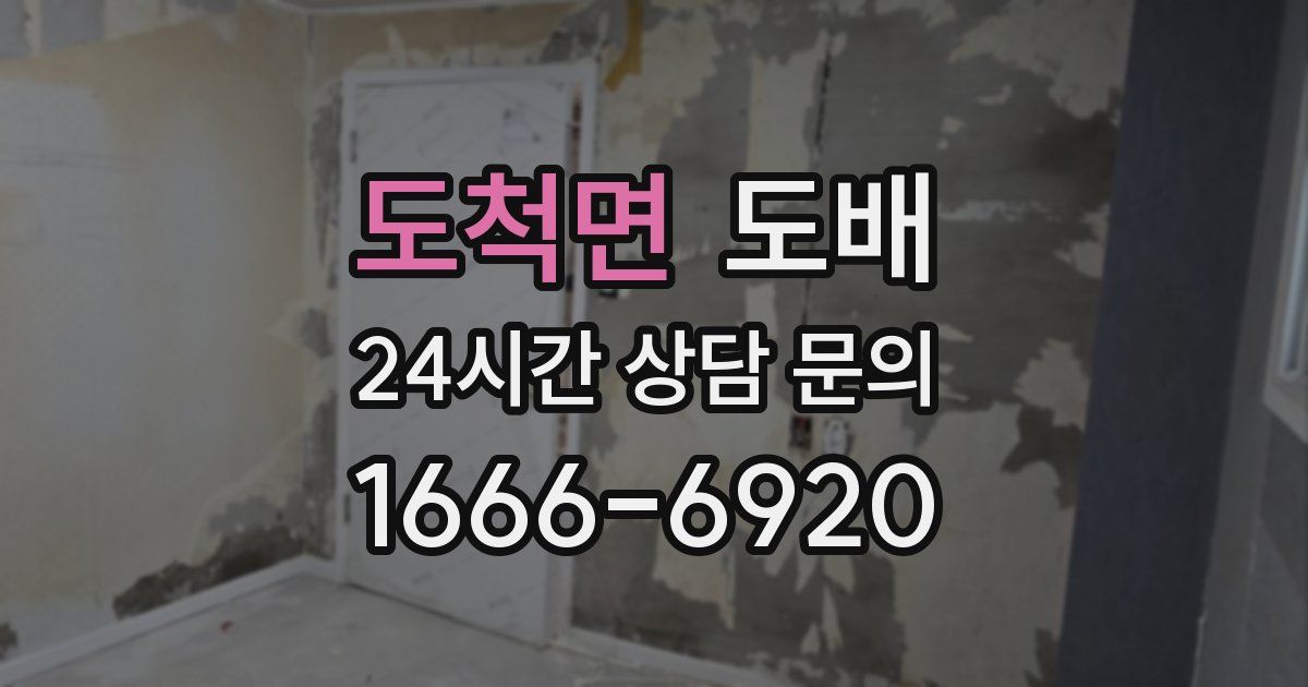 도척면 도배